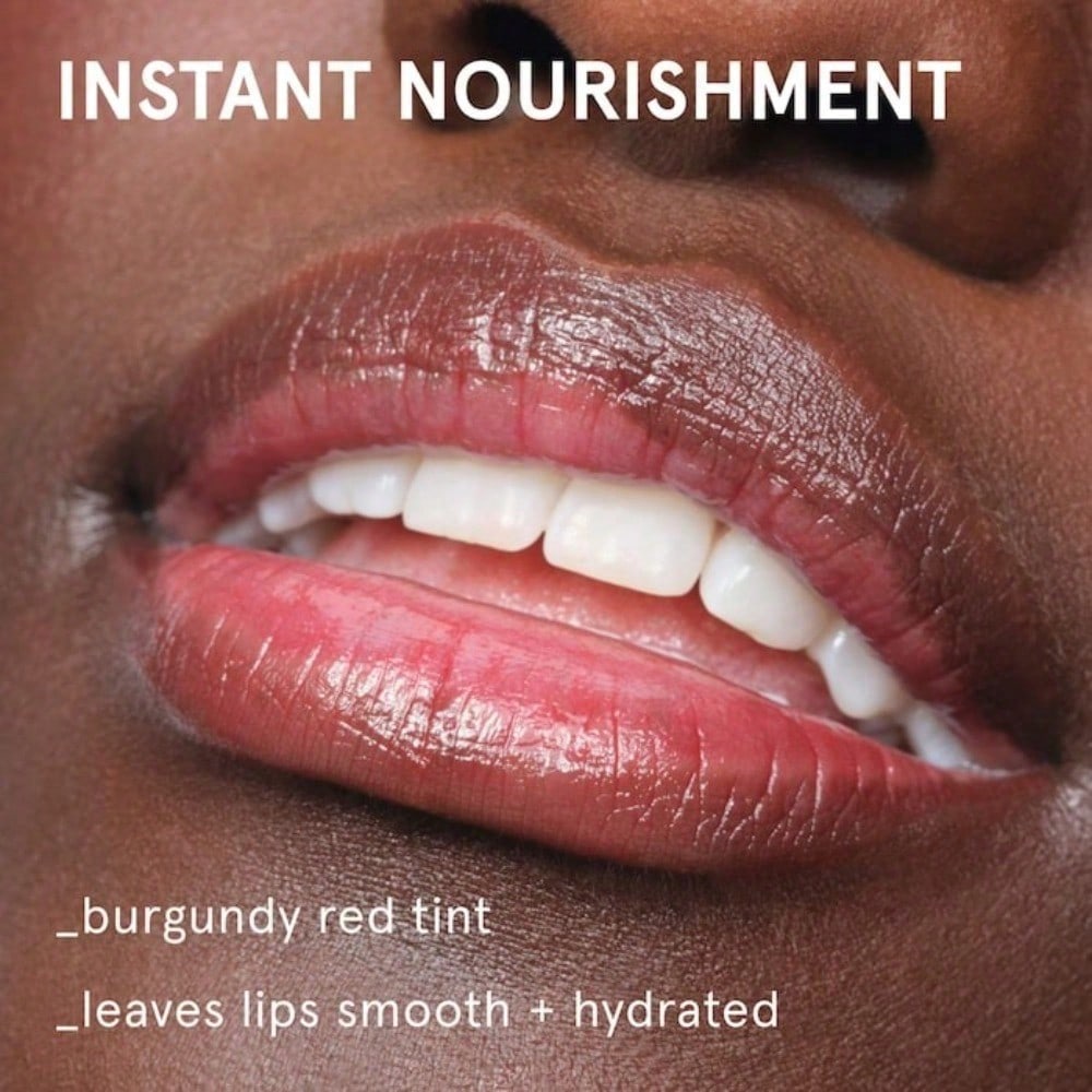 Black Cherry - deep burgundy red  Glossier  Balm Dotcom Lip Balm and Skin Salve  Graduation Birthday Holiday Summer Fall Autumn Y2K Fancy Fashion Women Brand Makeup Cosmetic Beauty Party Beach Travel Camping Outdoors School Campus Trip Festivals Decor Gif